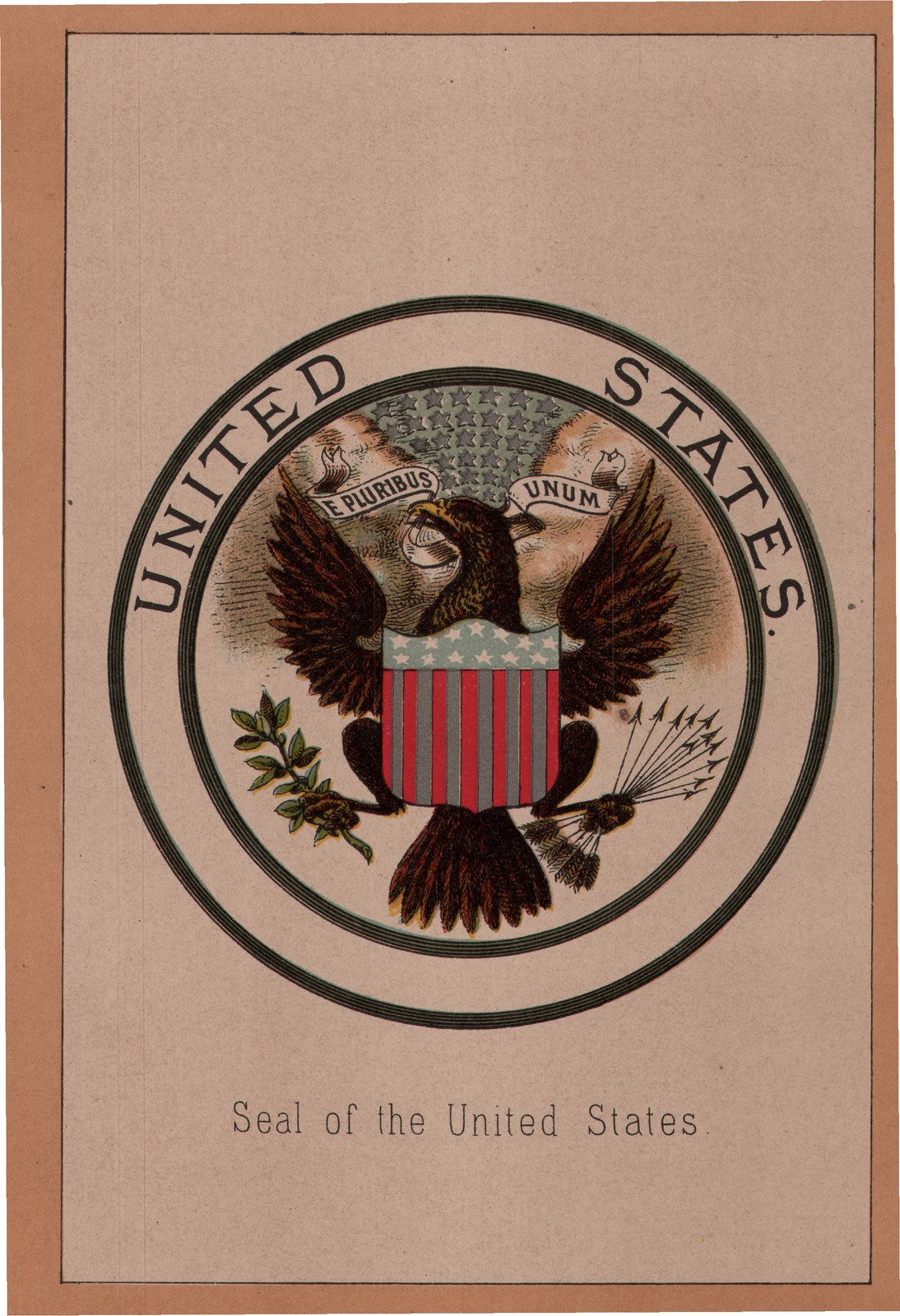 Seal of the United States.