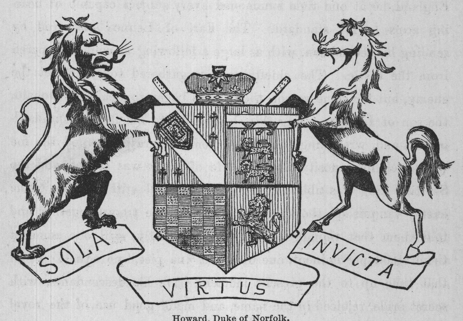Howard, Duke of Norfolk.