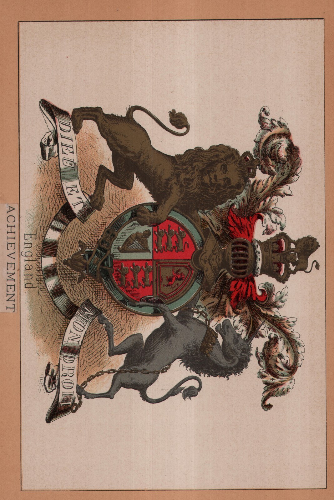 Stories About Flags, Continued, and Description of An: Cathedral — from Dame Heraldry (1886)