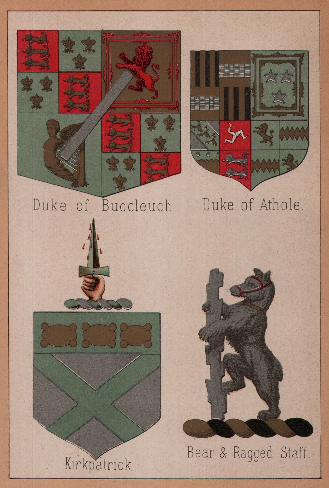 Honorable Ordinaries. - Sub-Ordinaries: Grosvenor — from Dame Heraldry (1886)