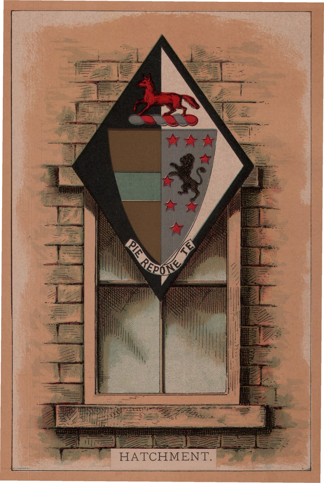 Decorations Taken from Other Sources. - Hatchments: Wellington — from Dame Heraldry (1886)