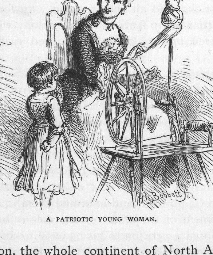 A Patriotic Young Woman.
