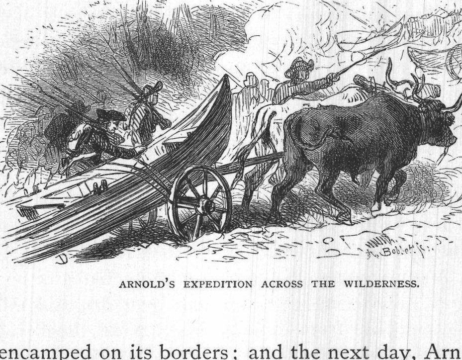 Arnold's Expedition Across the Wilderness.
