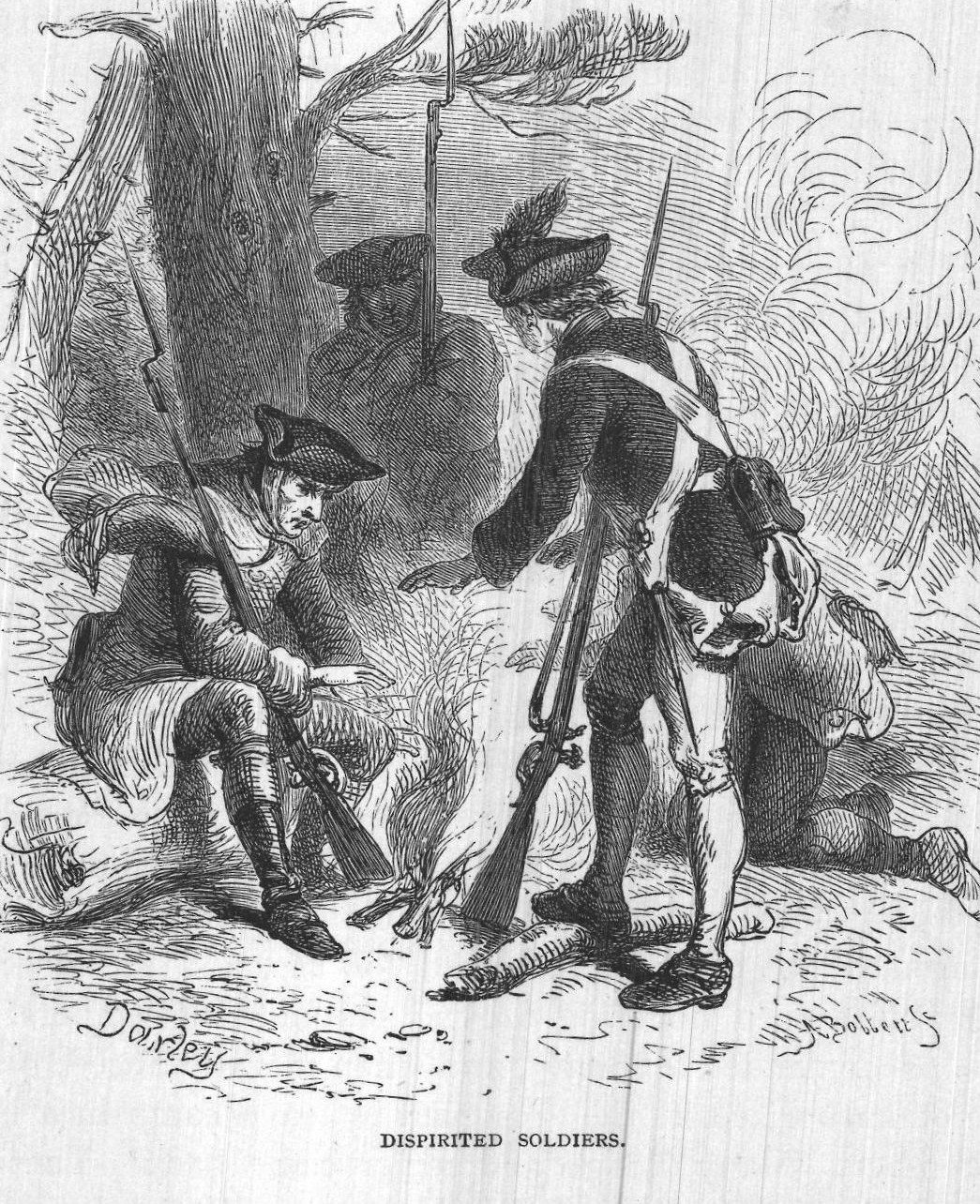 Dispirited Soldiers.