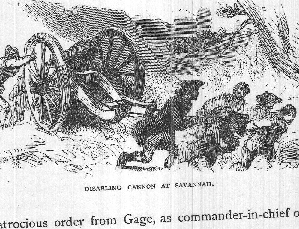 Disabling Cannon at Savannah.