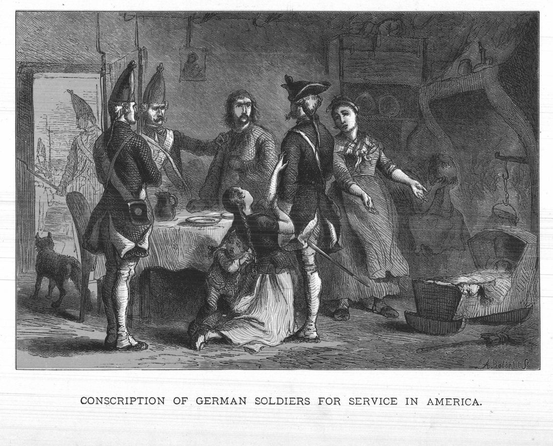 Conscription of German Soldiers for Service in America.