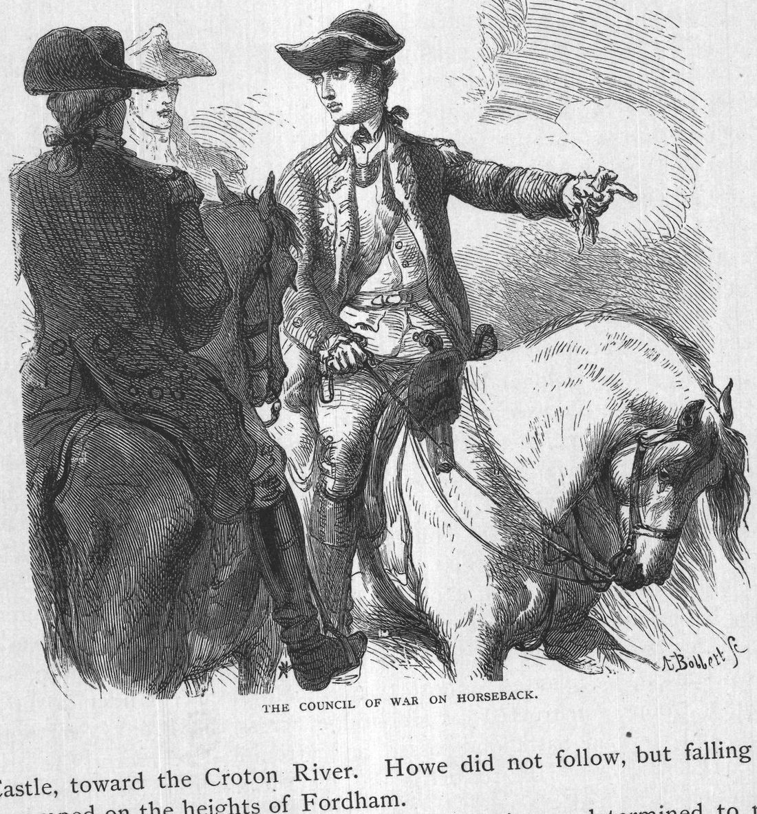 The Council of War on Horseback.