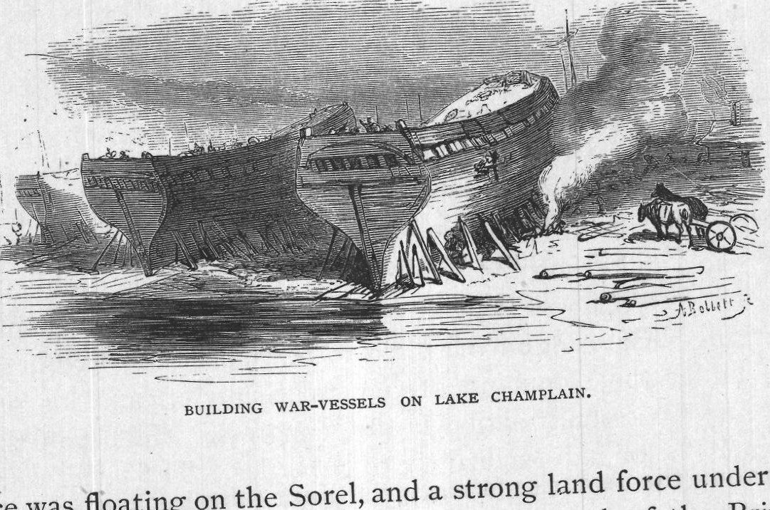 Building War-Vessels on Lake Champlain.