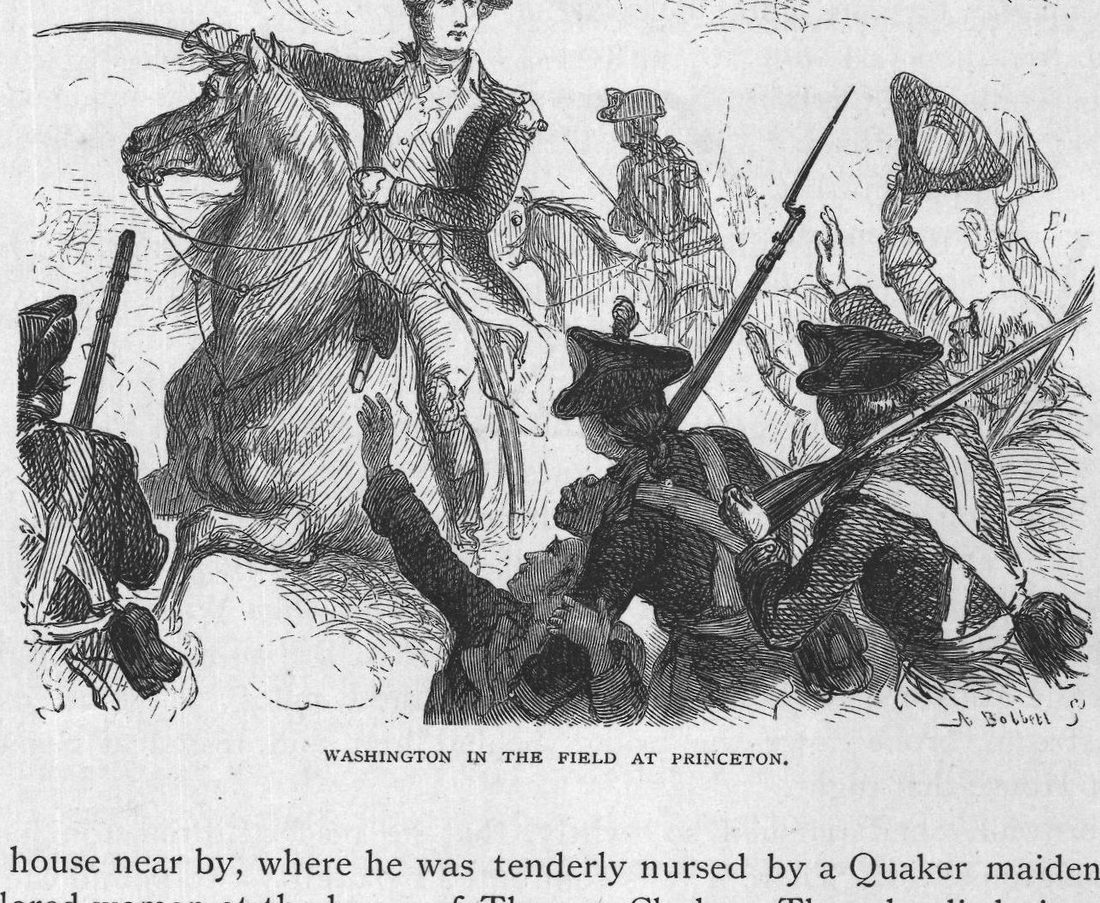 Washington in the Field at Princeton.