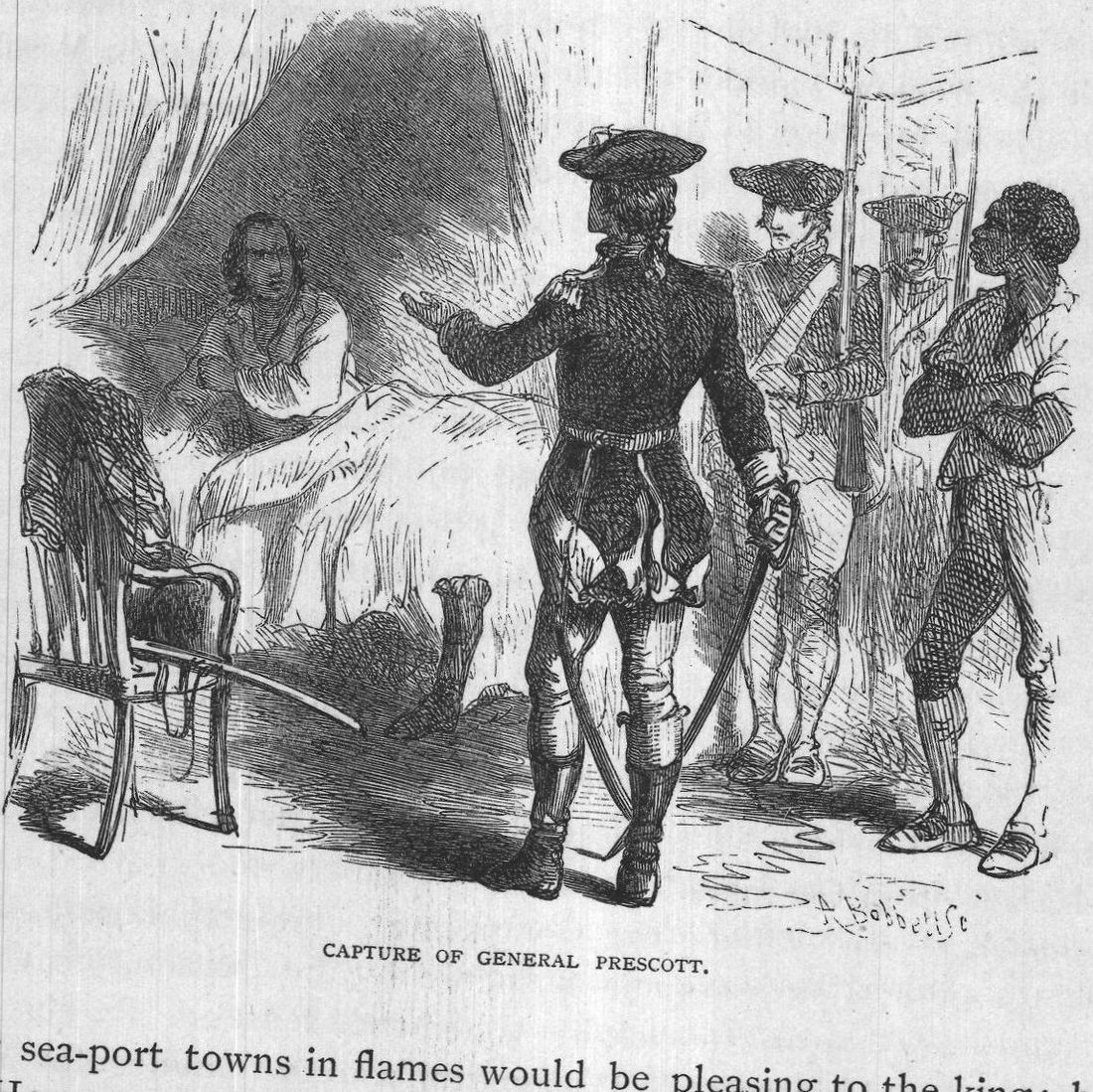 Capture of General Prescott.