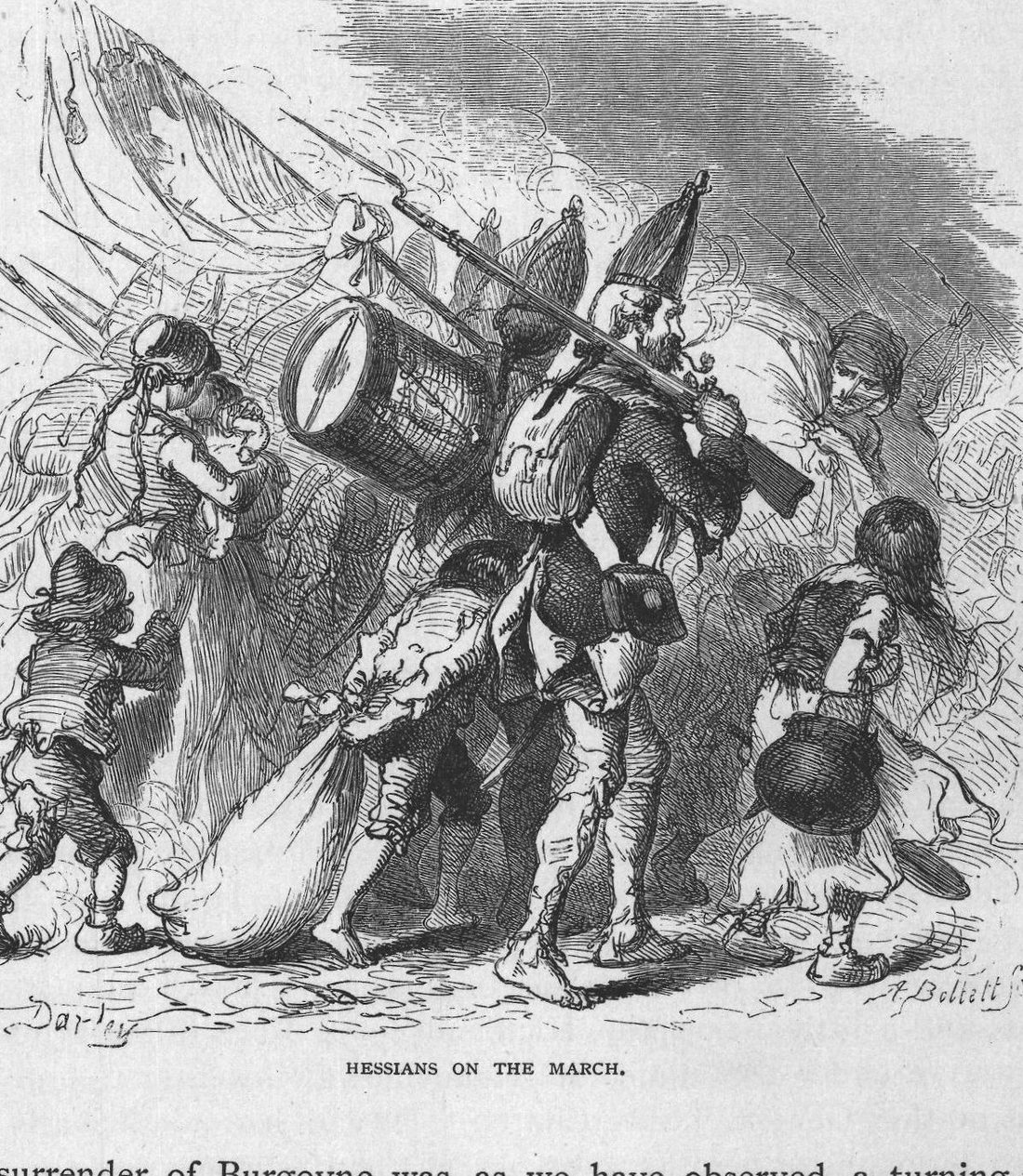 Hessians on the March.