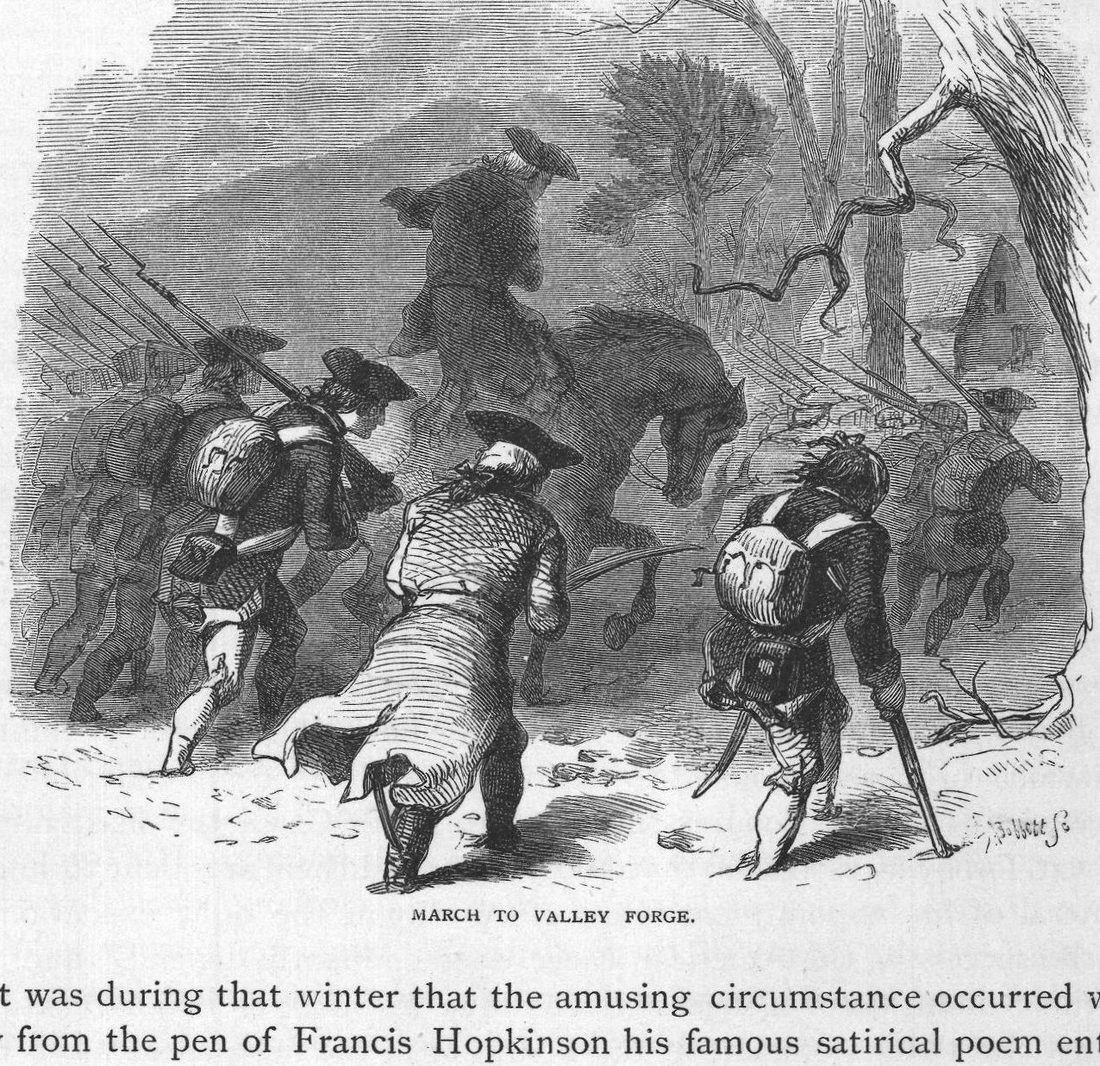 March to Valley Forge.