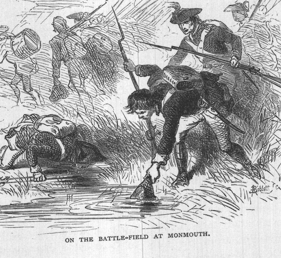 On the Battle-Field at Monmouth.
