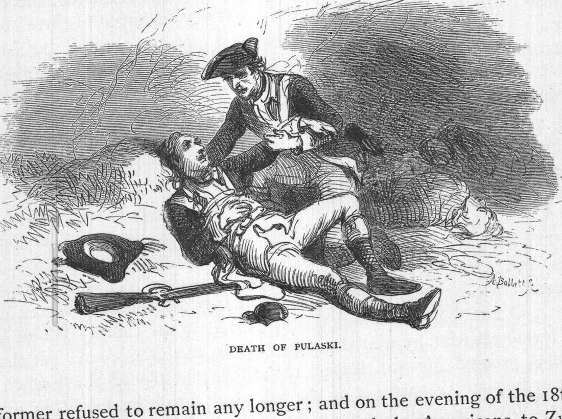Death of Pulaski.