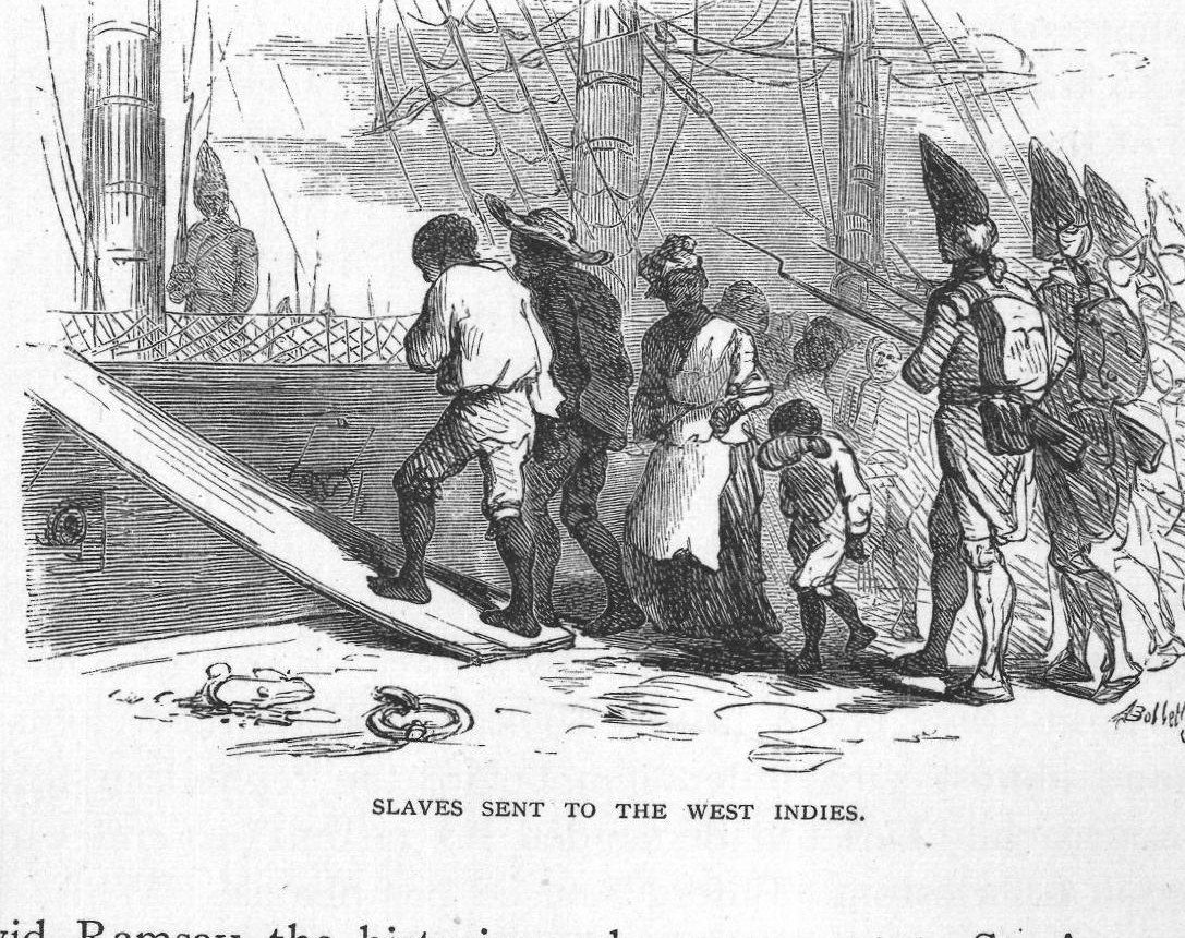 Slaves Sent to the West Indies.