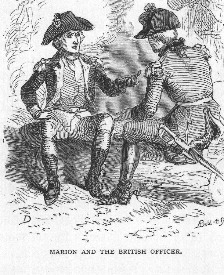 Marion and the British Officer.