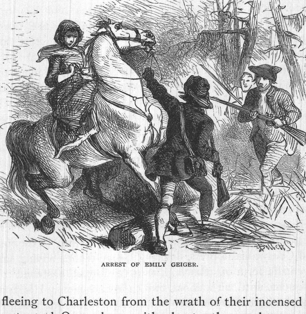 Arrest of Emily Geiger.