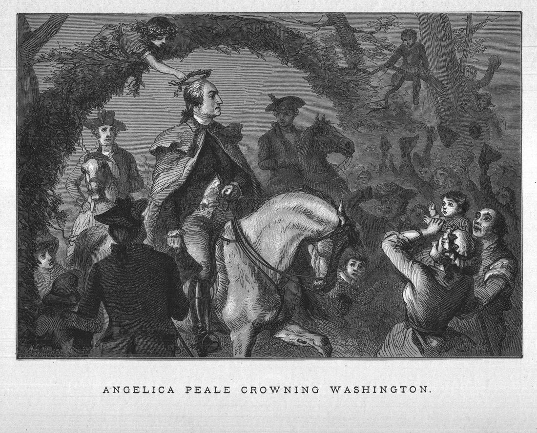 Angelica Peale Crowning Washington.