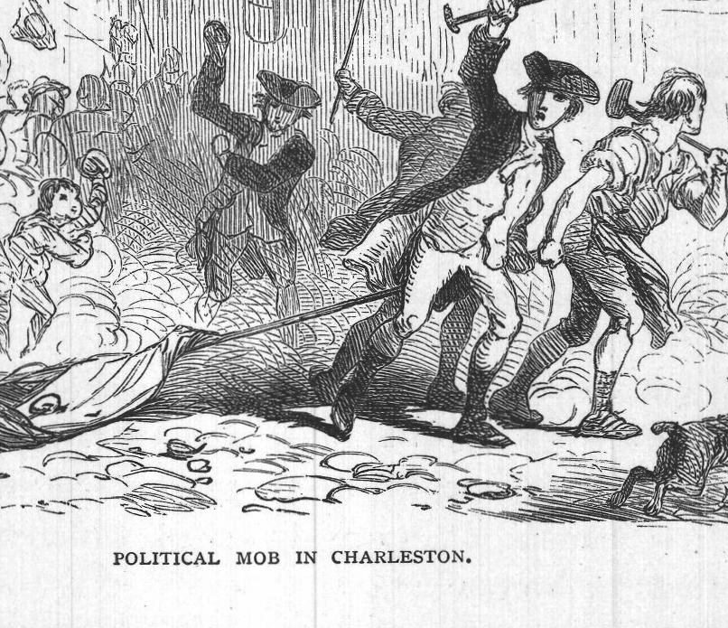 Political Mob in Charleston.