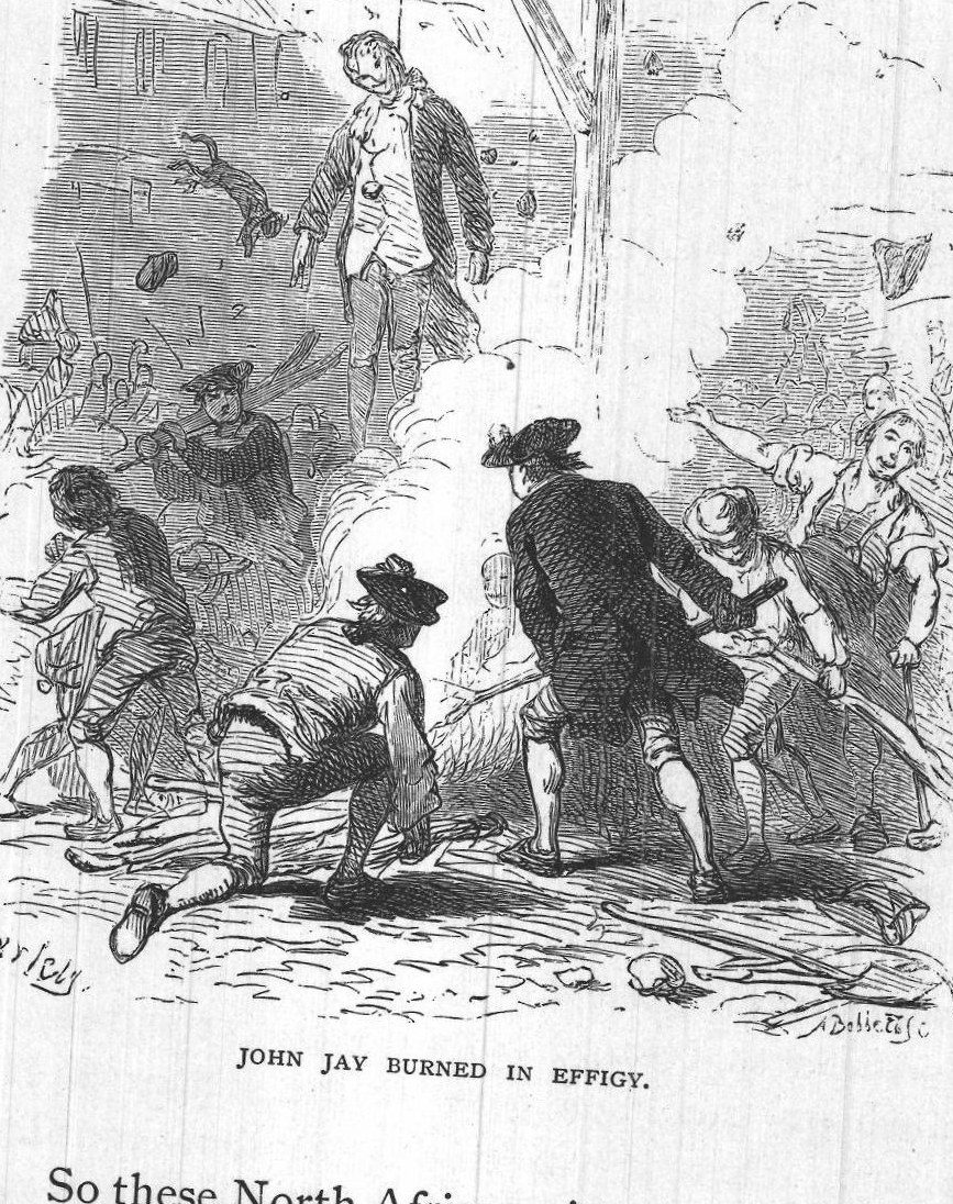 John Jay Burned in Effigy.