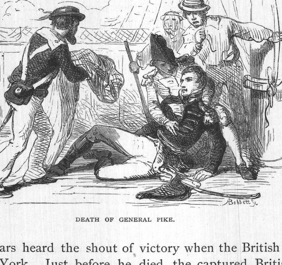 Death of General Pike.