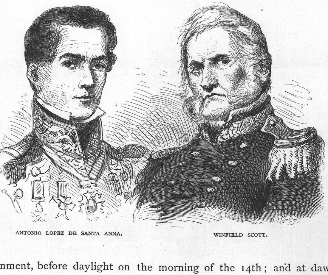 Antonio Lopez De Santa Anna. Winfield Scott.
