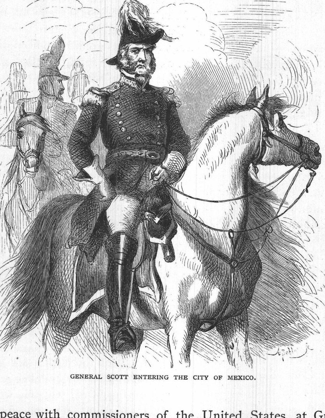General Scott Entering the City of Mexico.