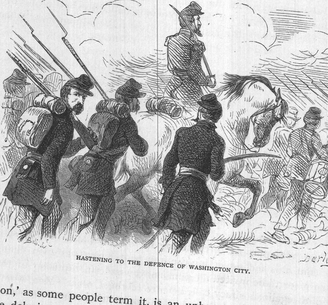 Hastening to the Defence of Washington City.