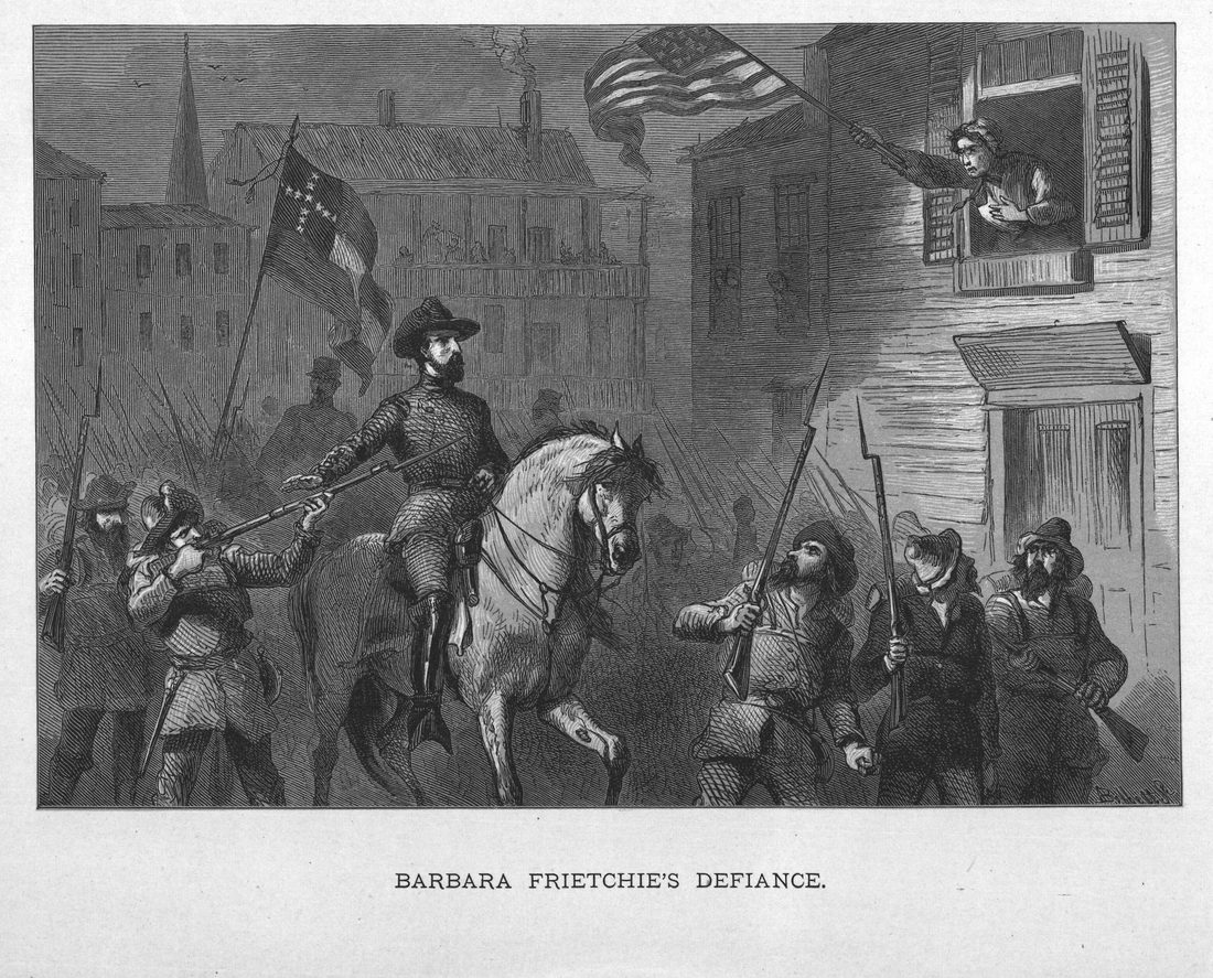 Barbara Frietchie's Defiance.