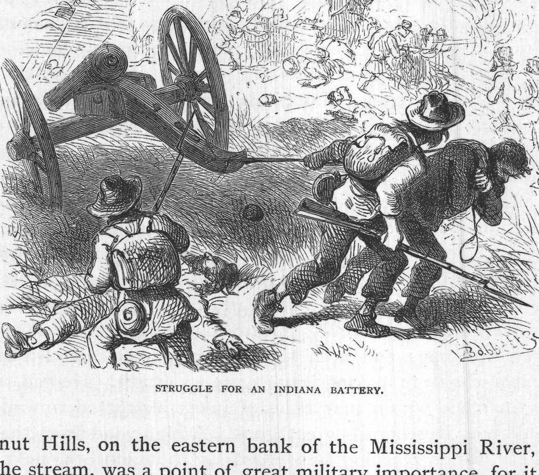 Struggle for an Indiana Battery.