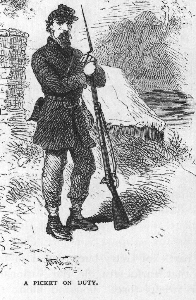 A Picket on Duty.