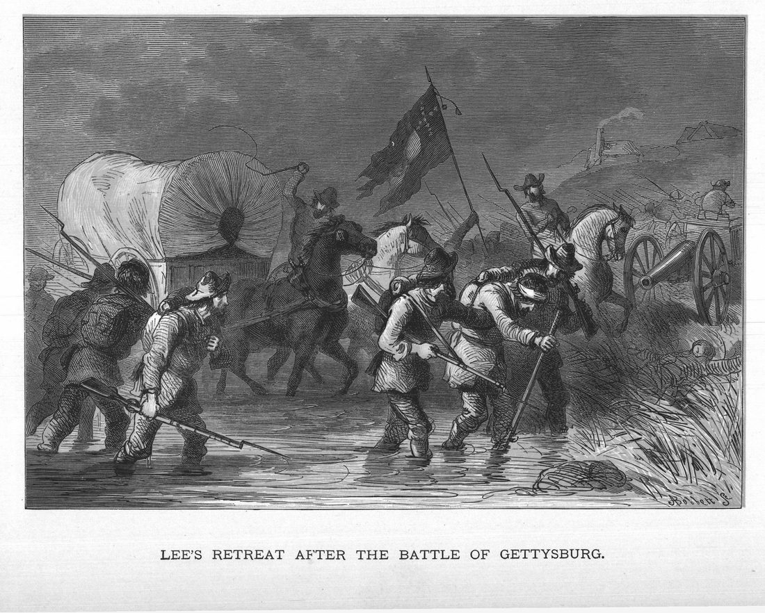 Lee's Retreat After the Battle of Gettysburg.