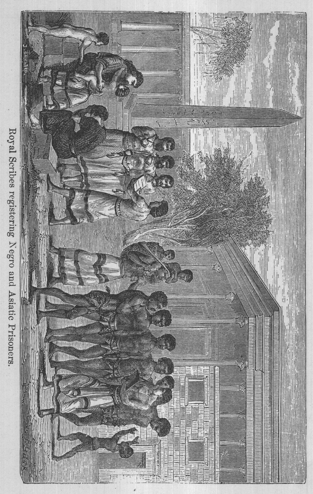 Royal Scribes registering Negro and Asiatic Prisoners.
