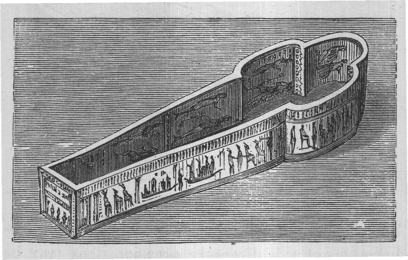 Interior coffin to contain the case.