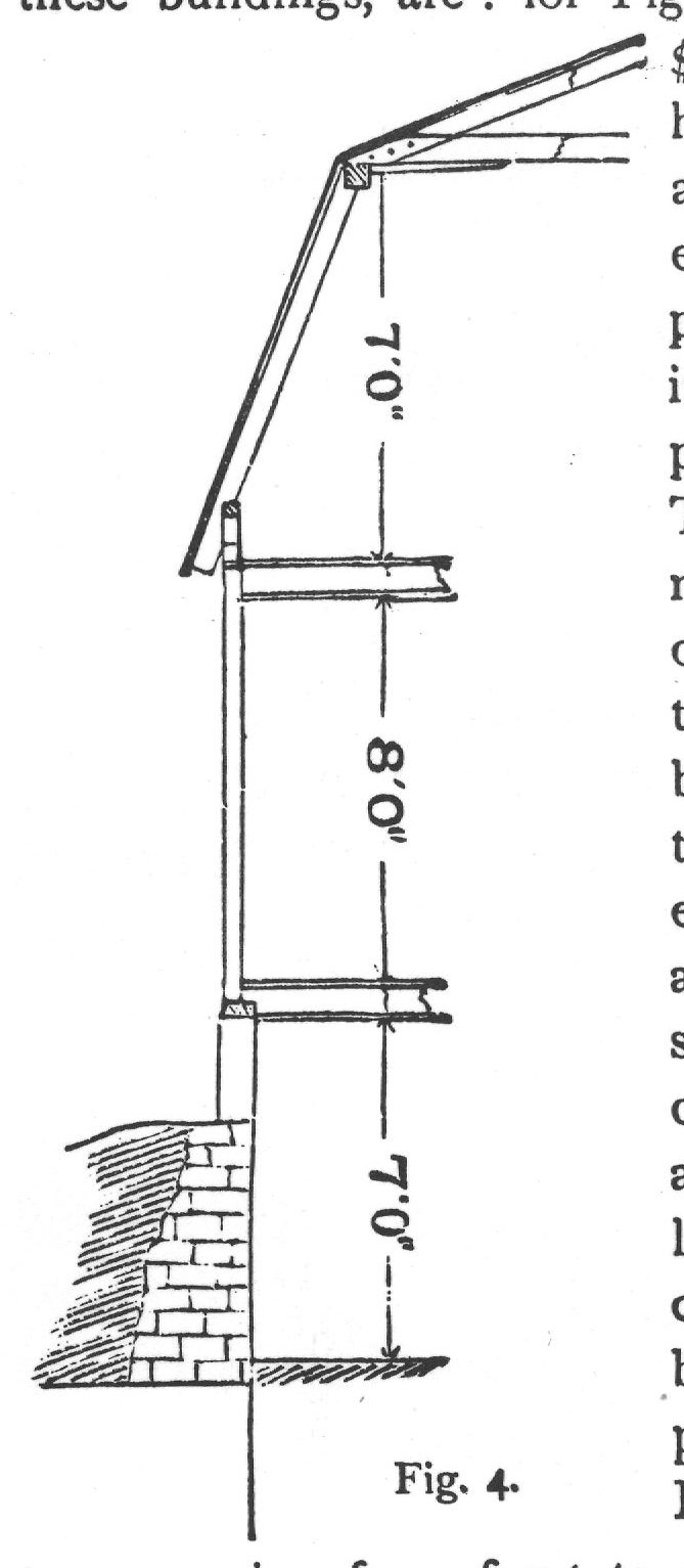tres, running from front to rear. The outer ends in the second floor to be