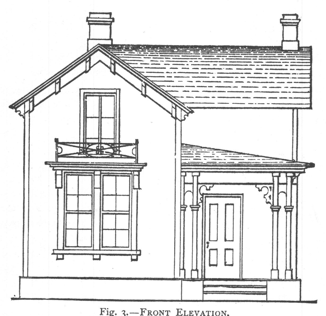 Fig. 3.-FRONT ELEVATION.