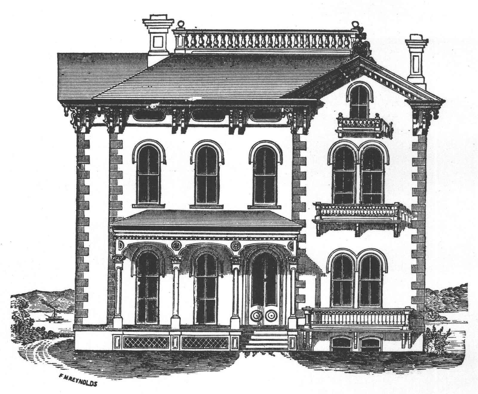 DESIGN OF A SUBURBAN RESIDENCE.