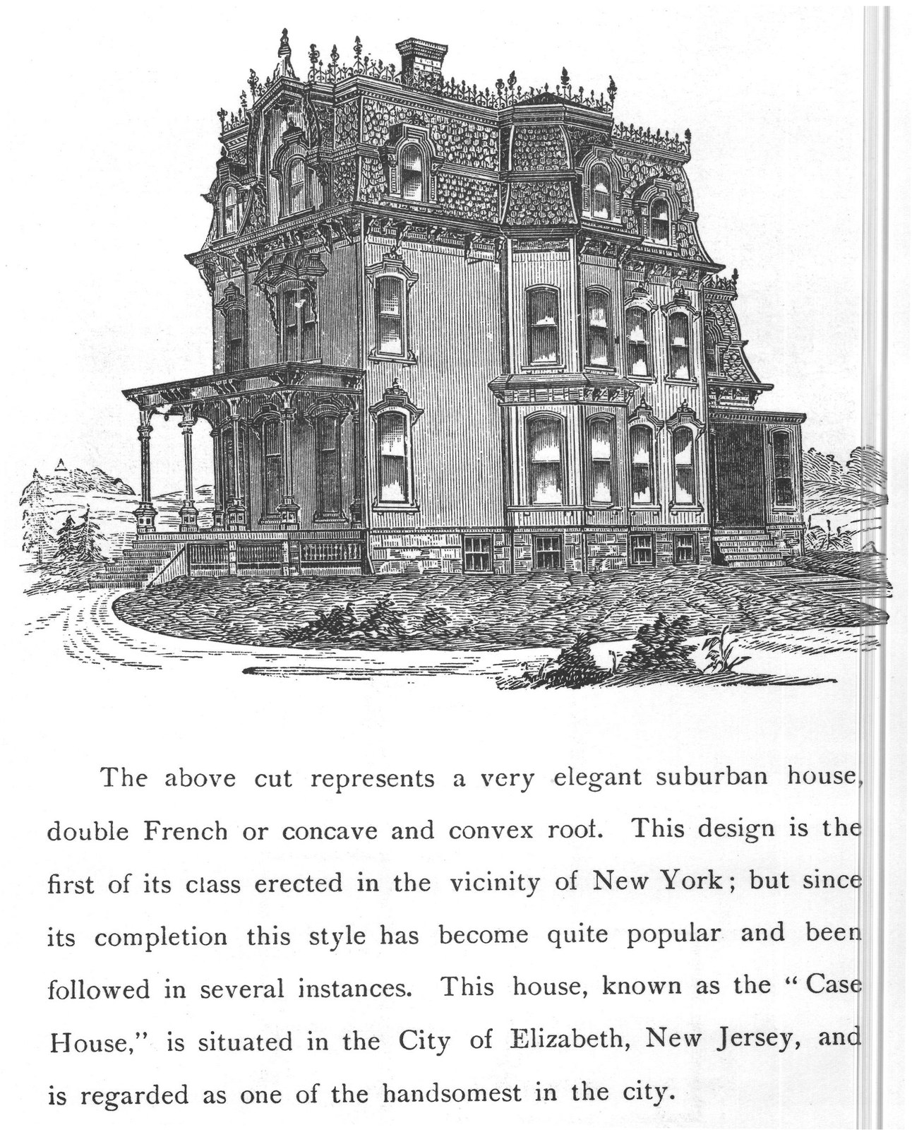 Library — from Specimen Book of One Hundred Architectural Designs (1880)