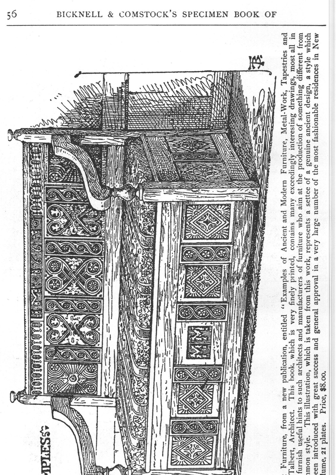 Old Exampless — from Specimen Book of One Hundred Architectural Designs (1880)