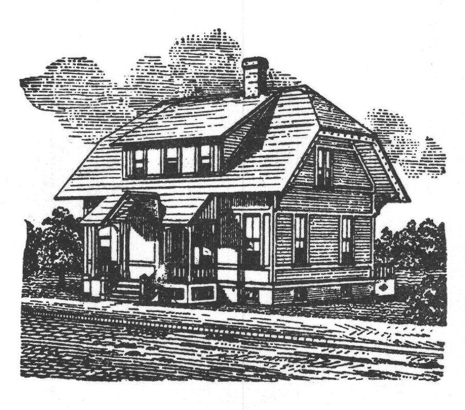 The designs on this page are selected from "Palliser's American Cottage Homes,"