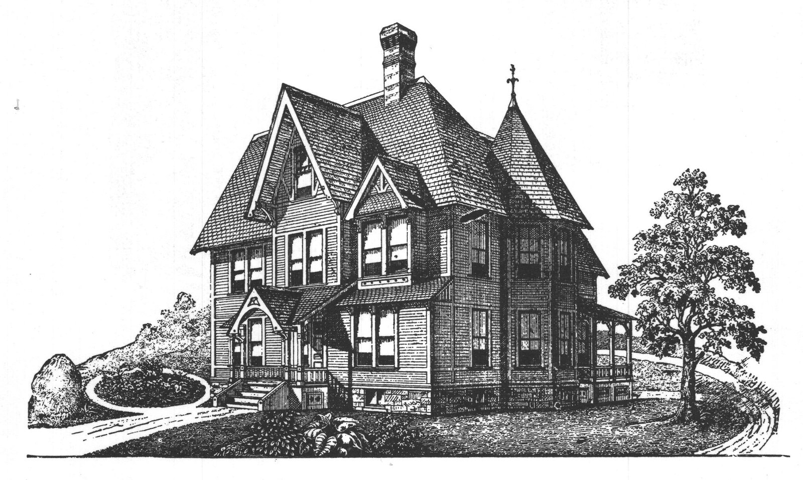 Designs similar to the above may be found in Publishers' "Model Homes." A small