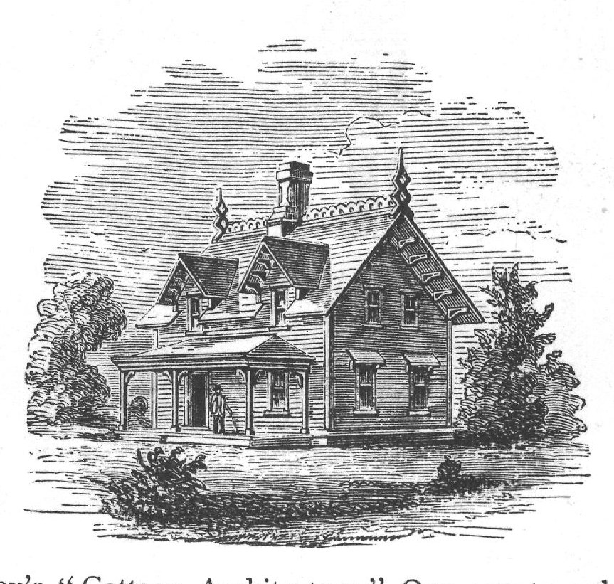 Design from Hussey's "Cottage Architecture." One quarto volume. Price, $4.00.