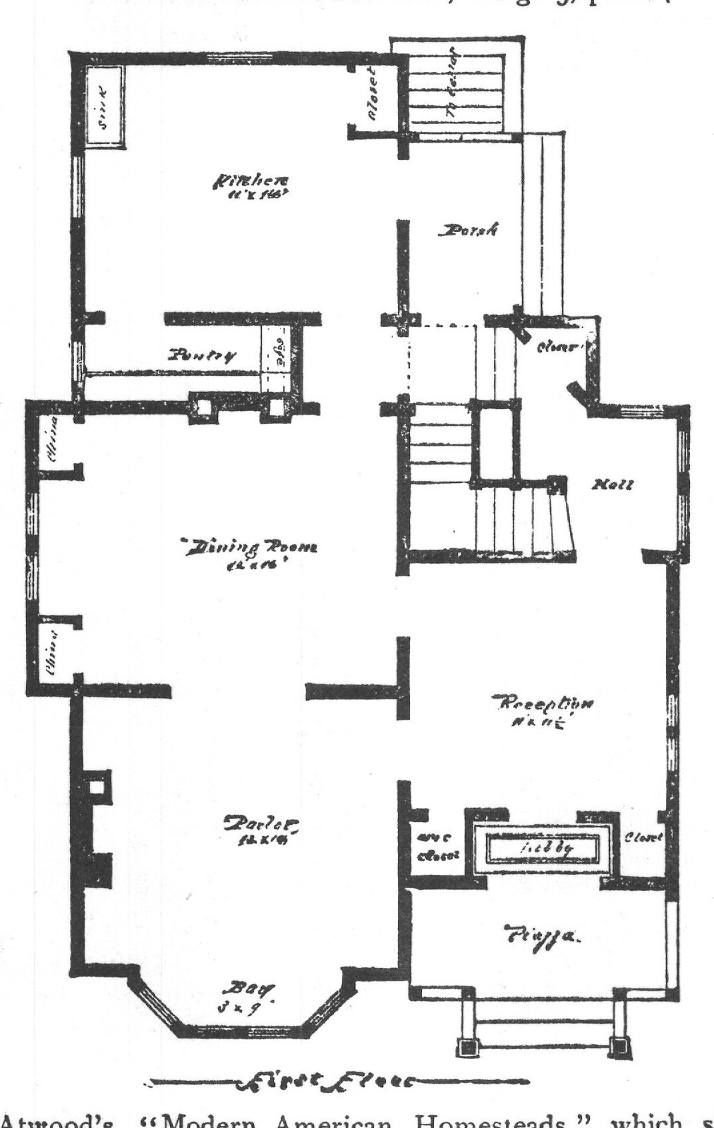 Taken from Atwood's "Modern American Homesteads," which shows three plans