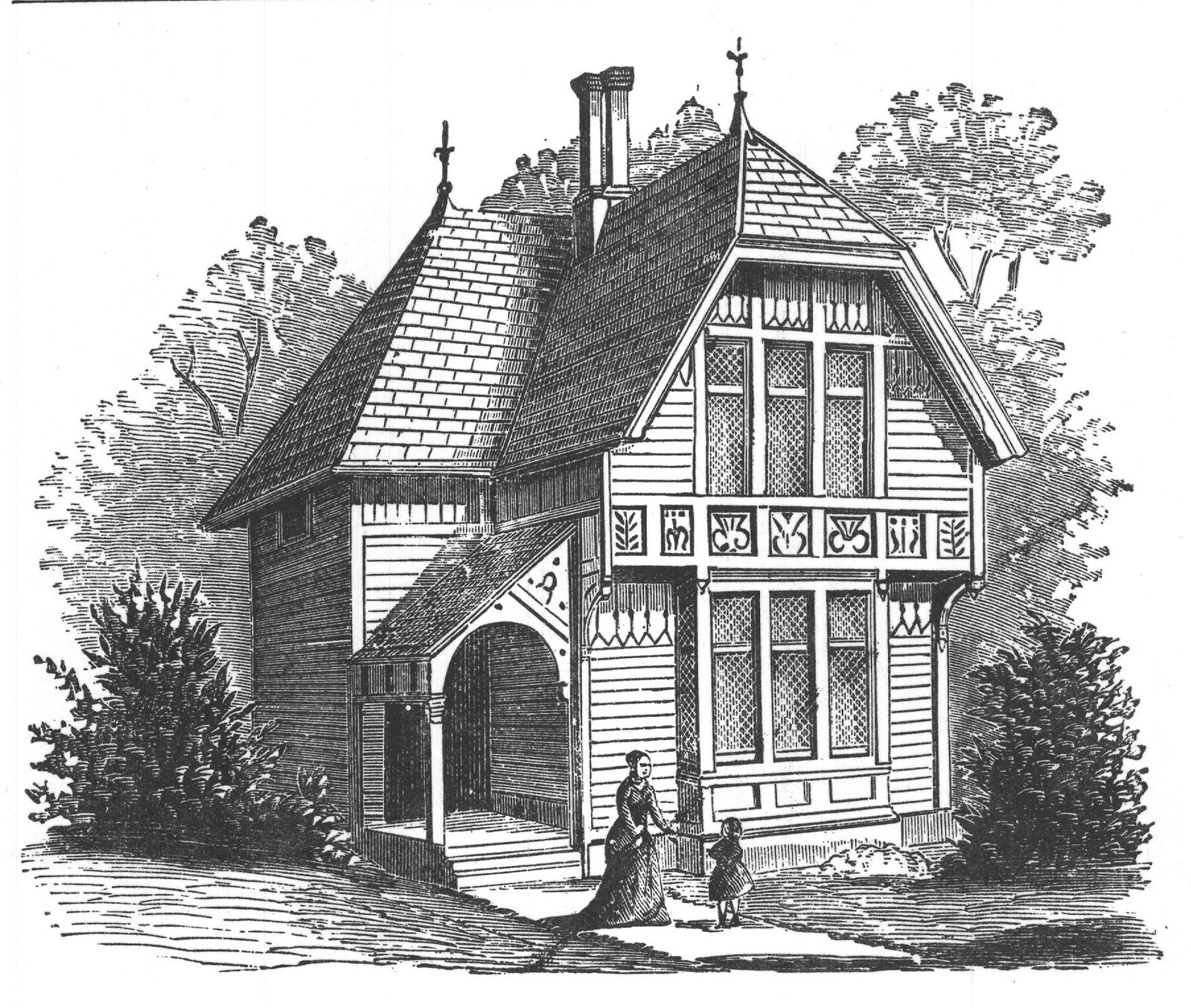 AN ORNAMENTAL COTTAGE.