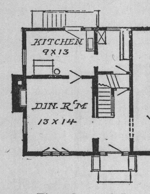 First floor of Jersey Dutch cottage.