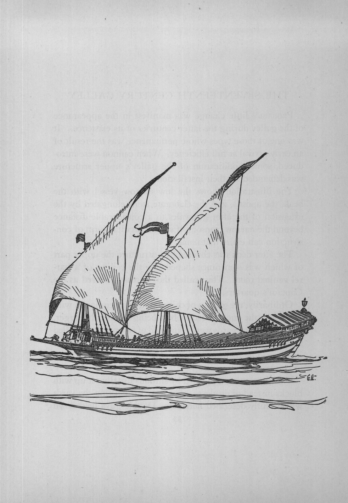 The Seventeenth Century Galley — the plate from the book