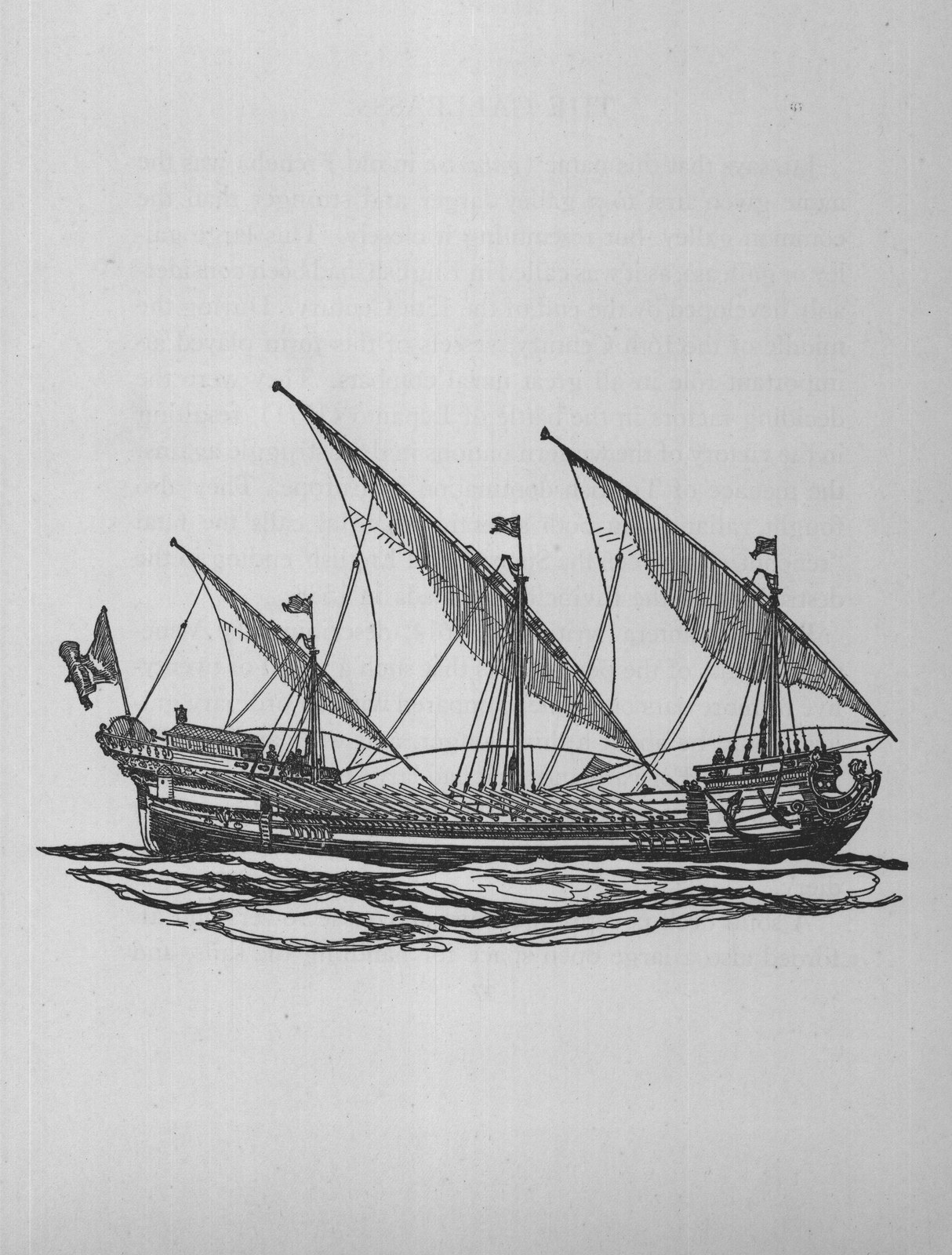 The Galleass — the plate from the book