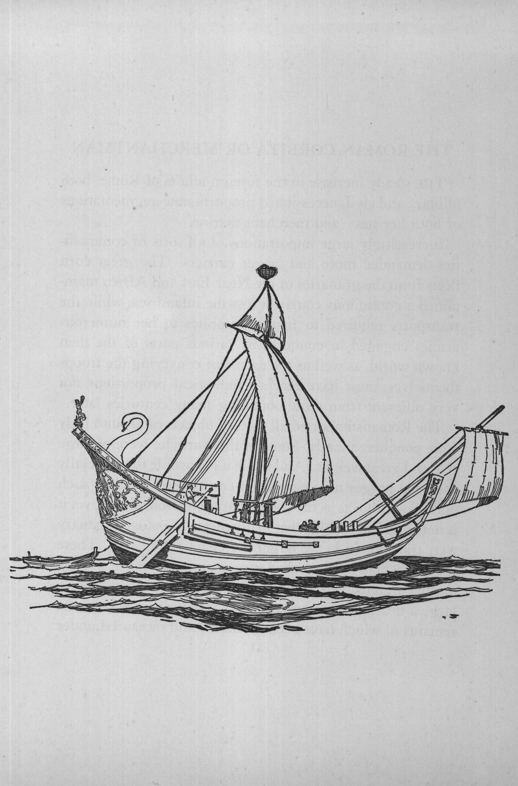 The Roman Corbita or Merchantman — the plate from the book