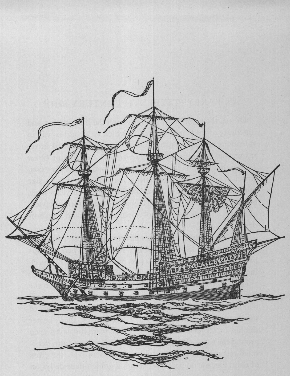 An Early Sixteenth Century Ship — the plate from the book