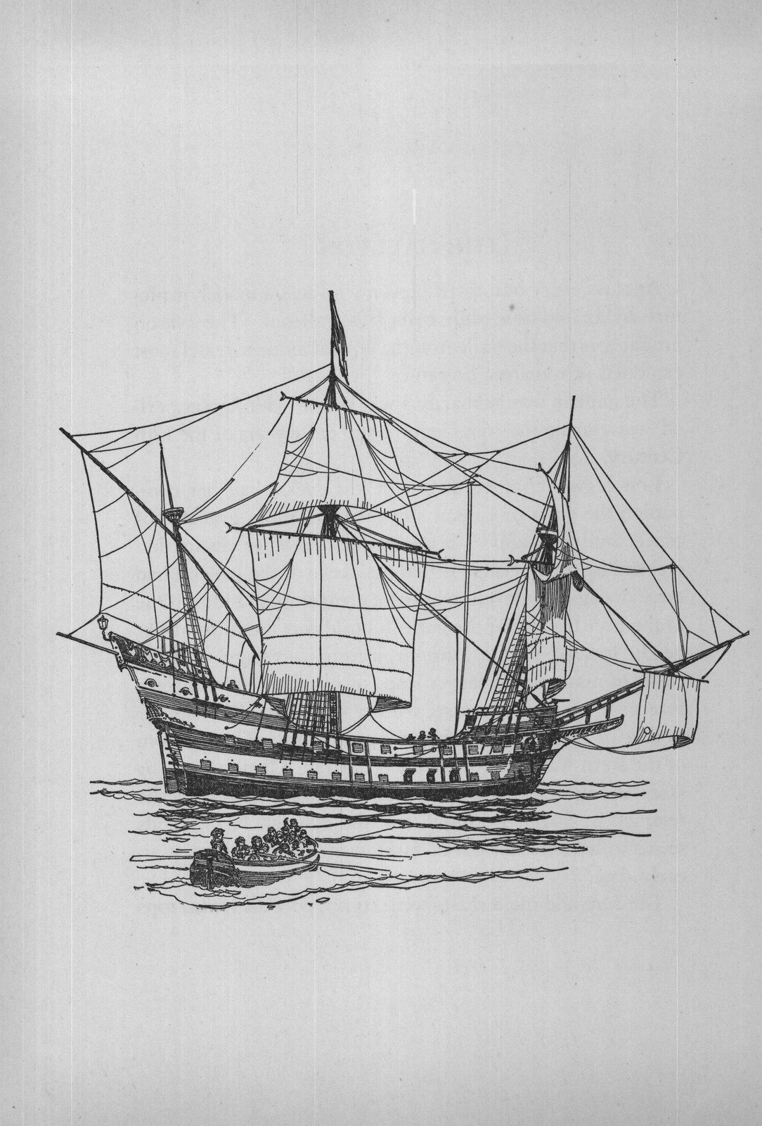 The Galleon — the plate from the book